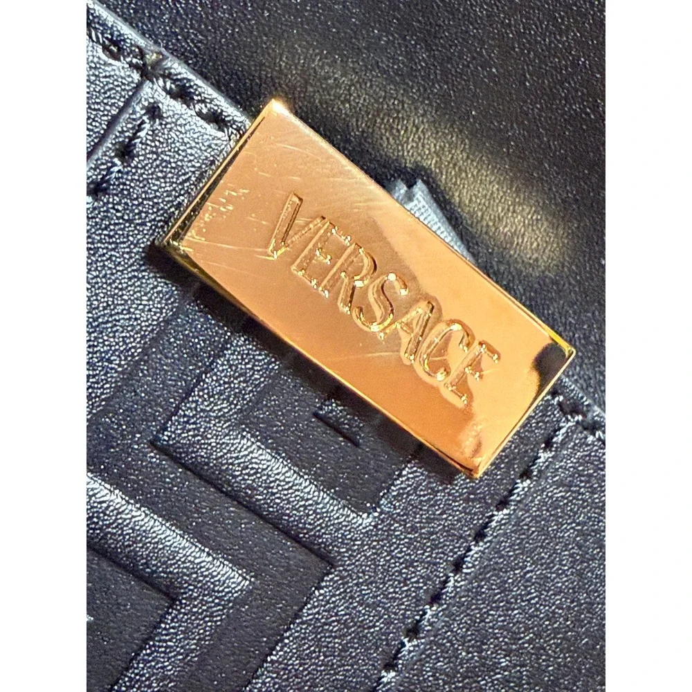 Versace greca embossed